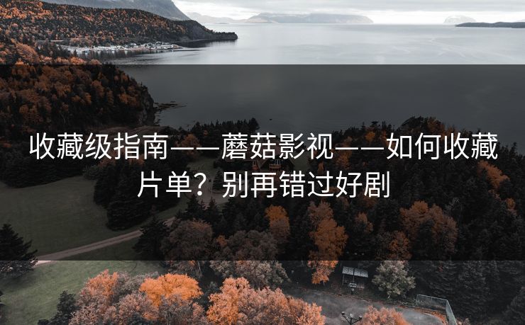 收藏级指南——蘑菇影视——如何收藏片单？别再错过好剧