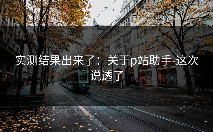 实测结果出来了：关于p站助手-这次说透了