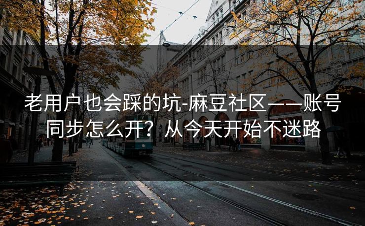 老用户也会踩的坑-麻豆社区——账号同步怎么开？从今天开始不迷路